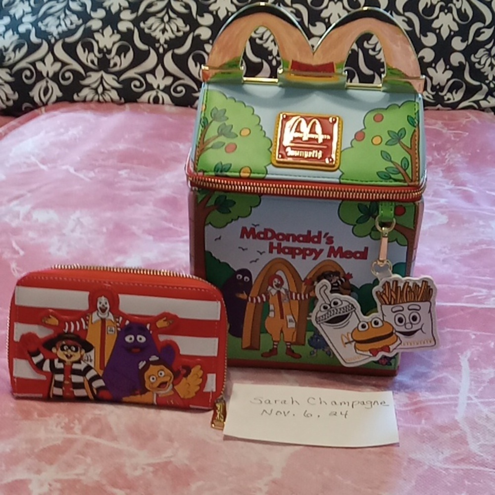 Loungefly crossbody and matching wallet